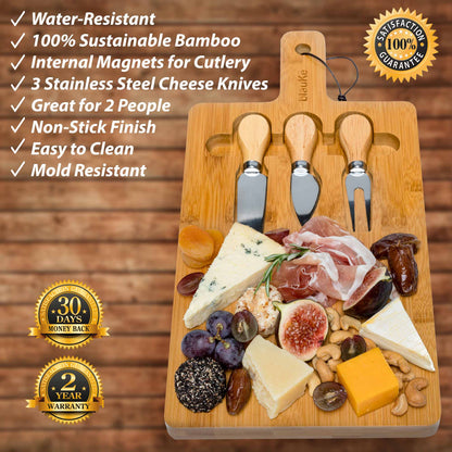 Bamboo Cheese Board & Knife Set