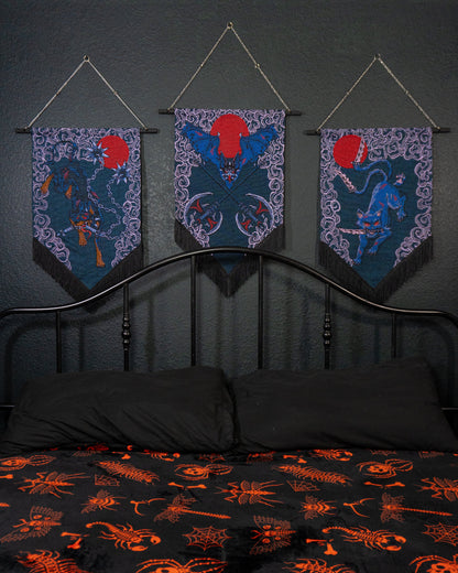 Double Axe Bat Wall Hanging