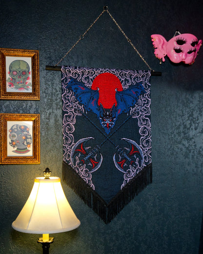 Double Axe Bat Wall Hanging