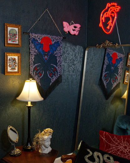 Double Axe Bat Wall Hanging