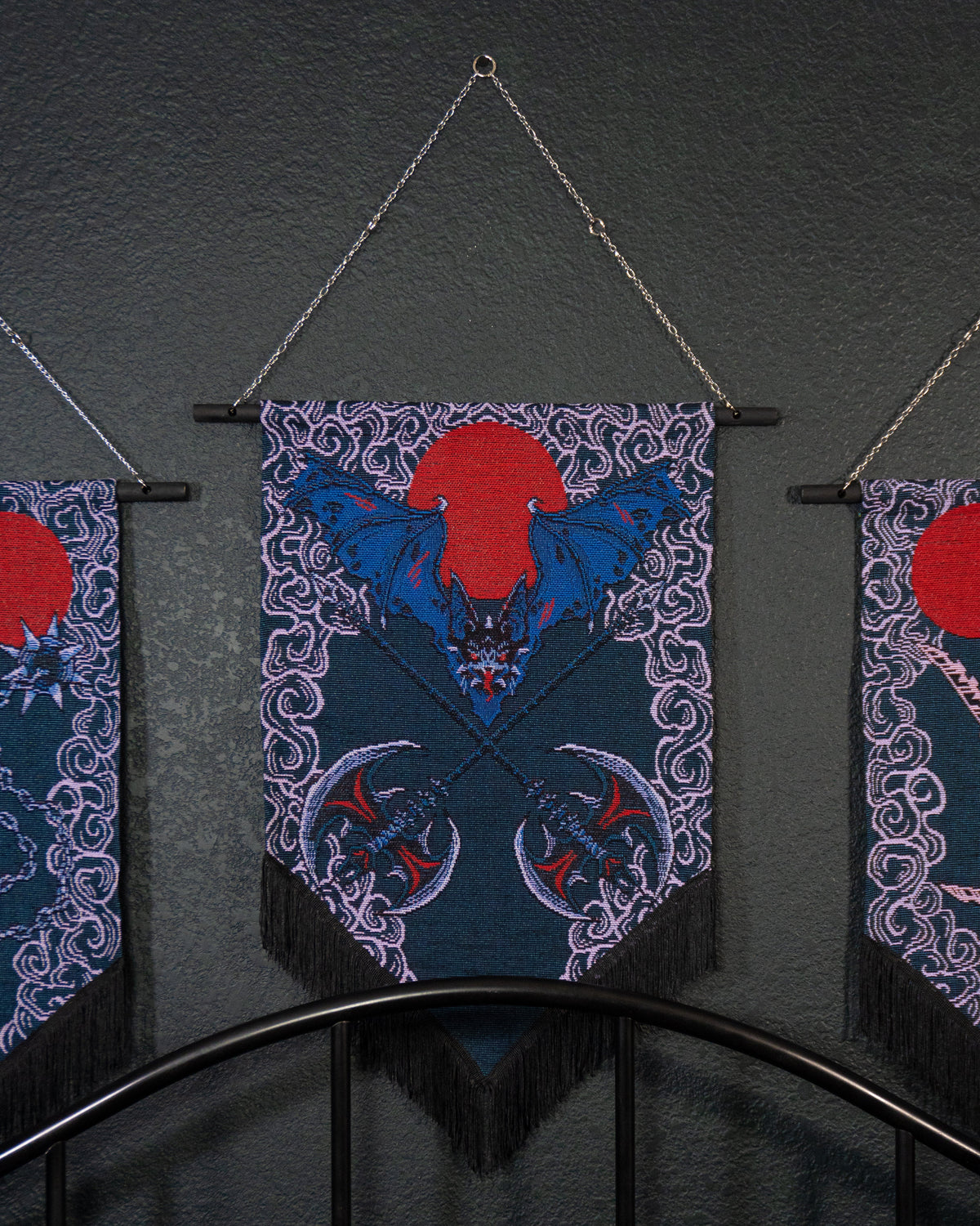 Double Axe Bat Wall Hanging