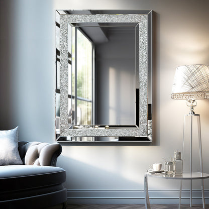 Large Wall-Mounted Decorative Mirror