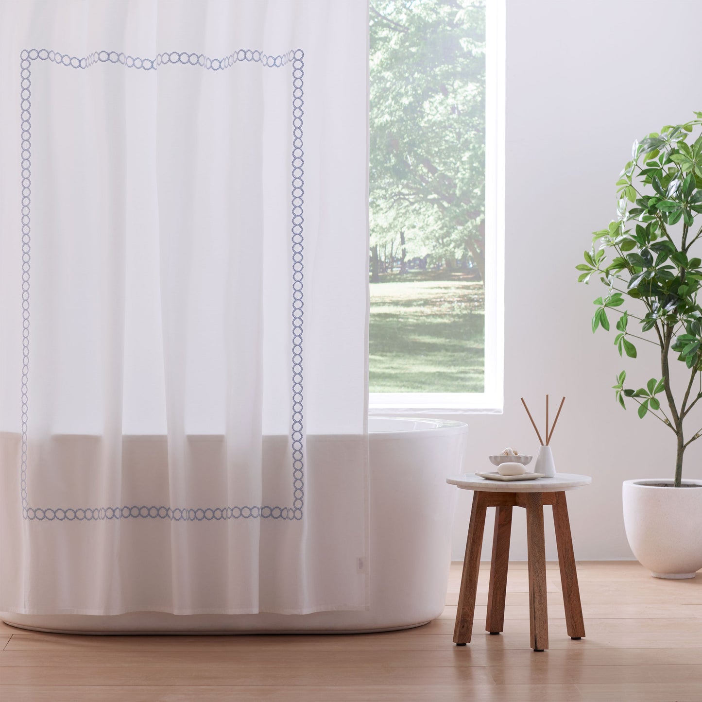 Savoy Cotton Shower Curtain