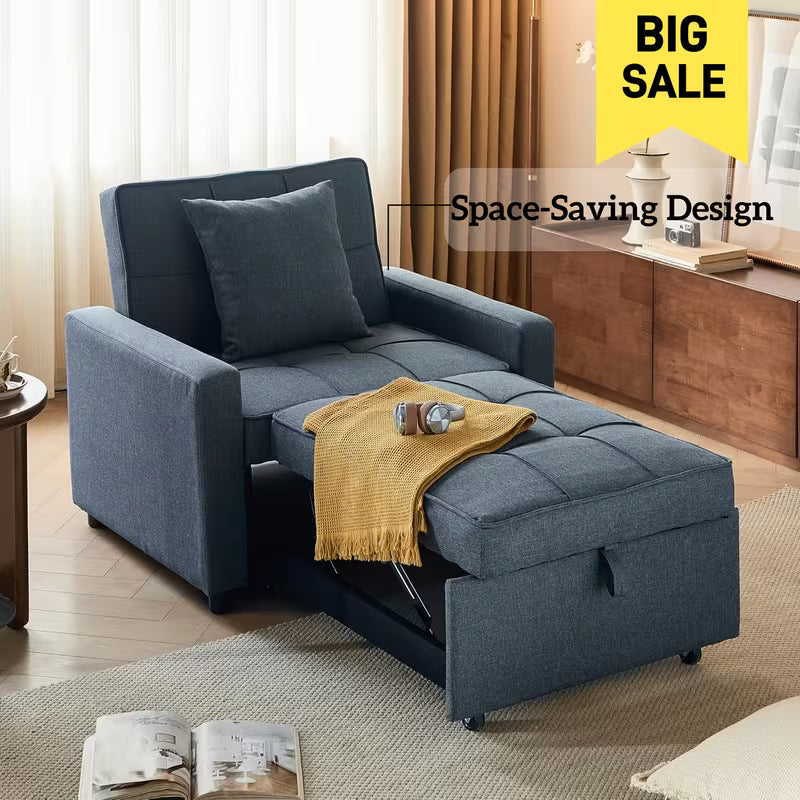 3-in-1 Convertible Sofa Bed Chair