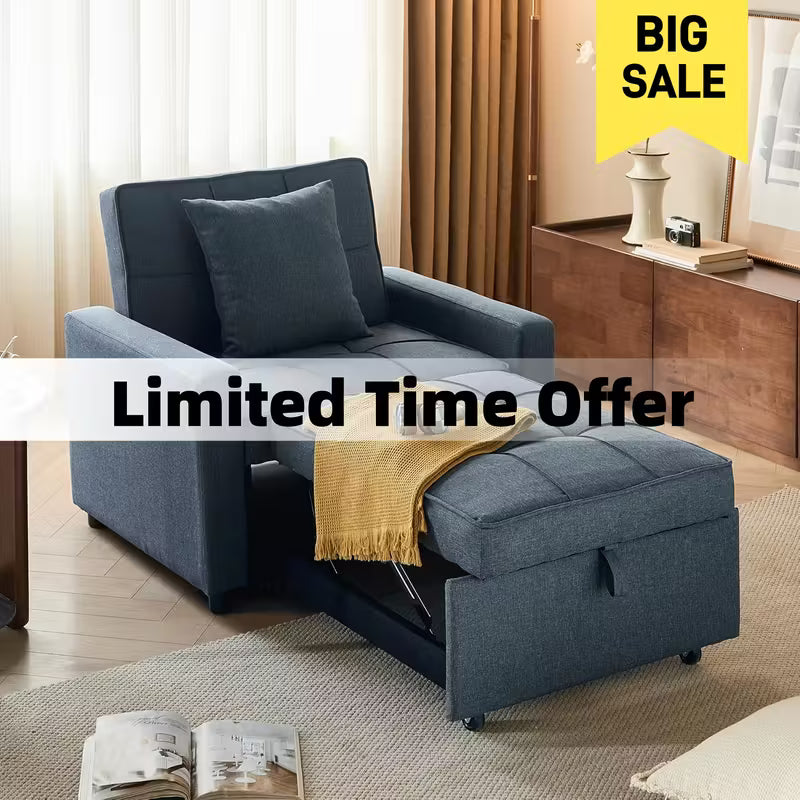 3-in-1 Convertible Sofa Bed Chair