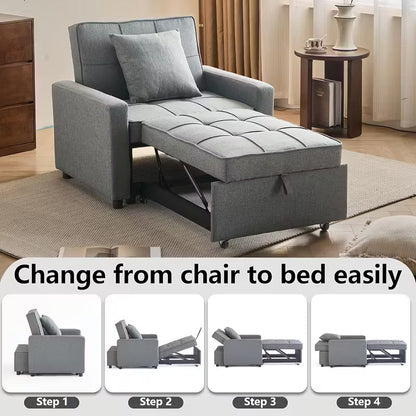 3-in-1 Convertible Sofa Bed Chair