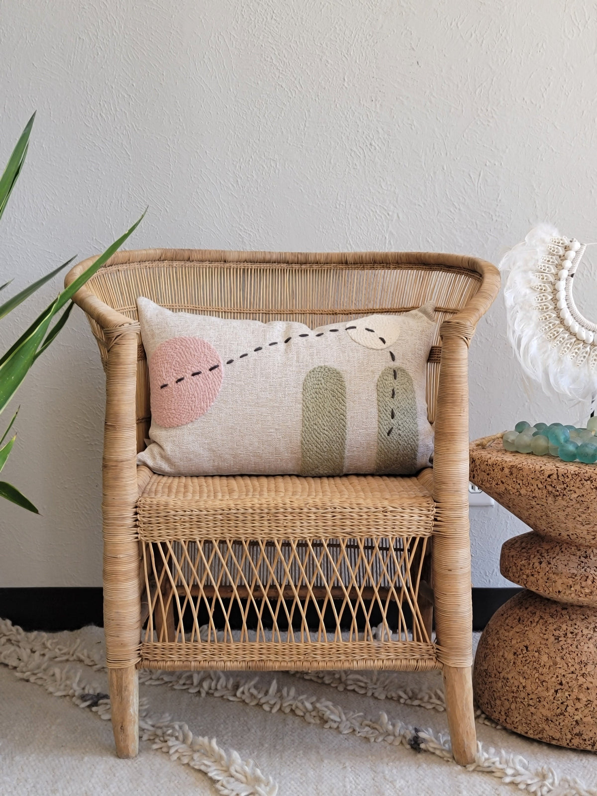 Modern Decorative Desert Dawn Throw Pillow
