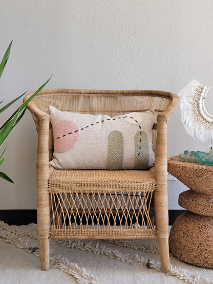 Modern Decorative Desert Dawn Throw Pillow