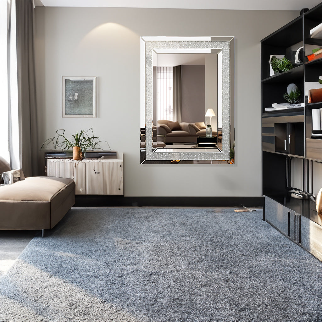 Large Wall-Mounted Decorative Mirror