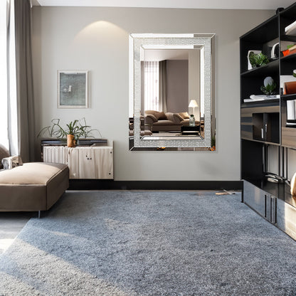 Large Wall-Mounted Decorative Mirror
