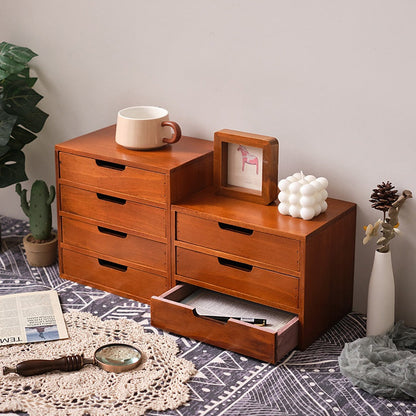 3-Layer Wooden Storage Cabinet & Display Riser