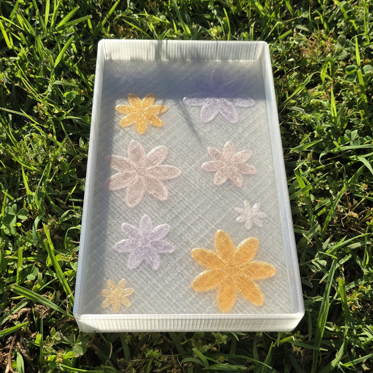 Bloom Frost Vanity Tray