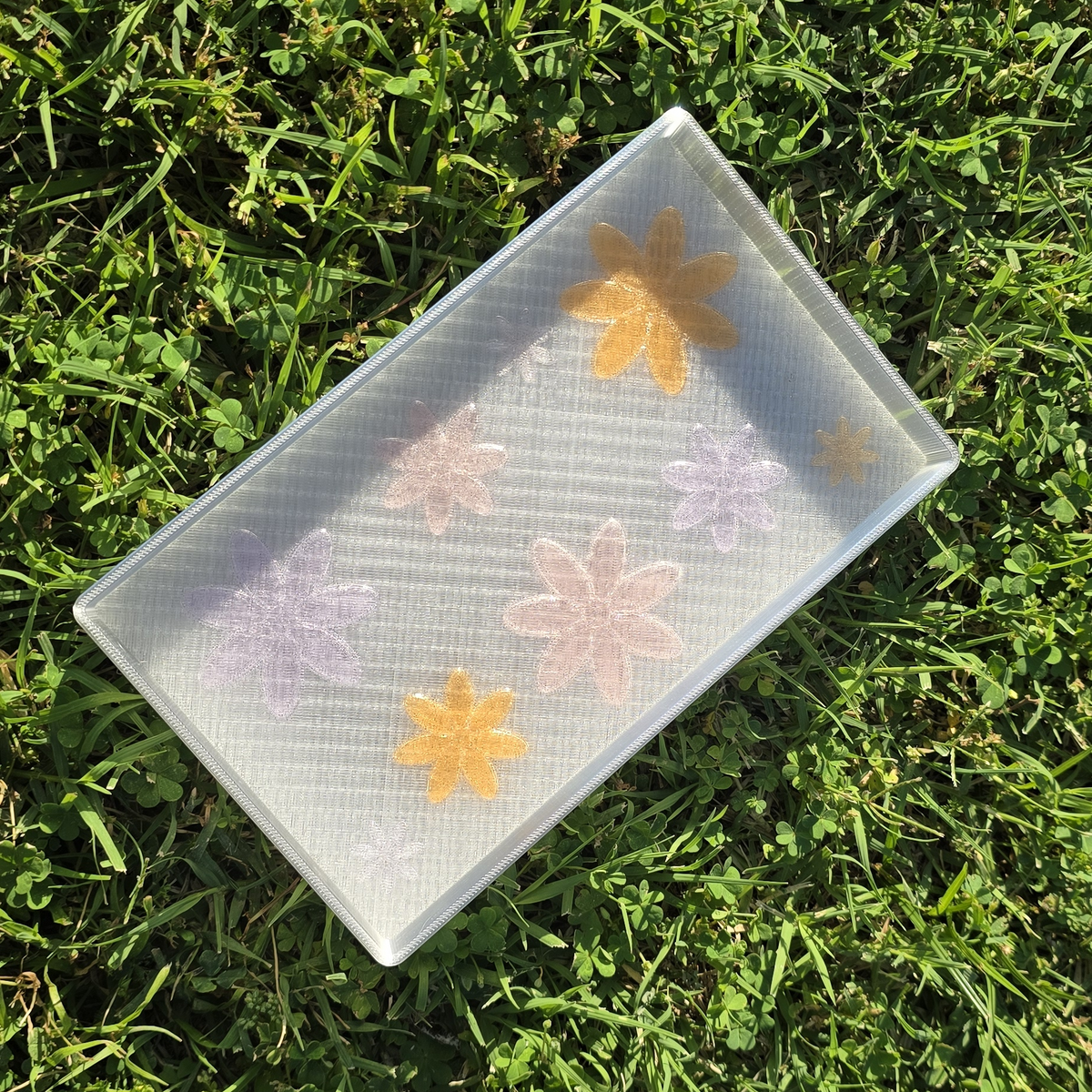 Bloom Frost Vanity Tray