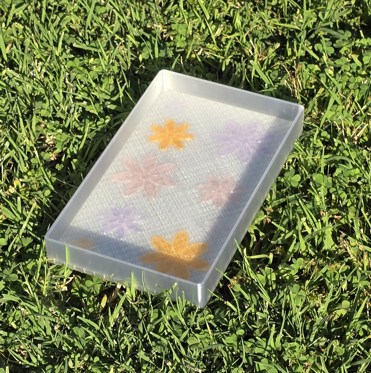 Bloom Frost Vanity Tray