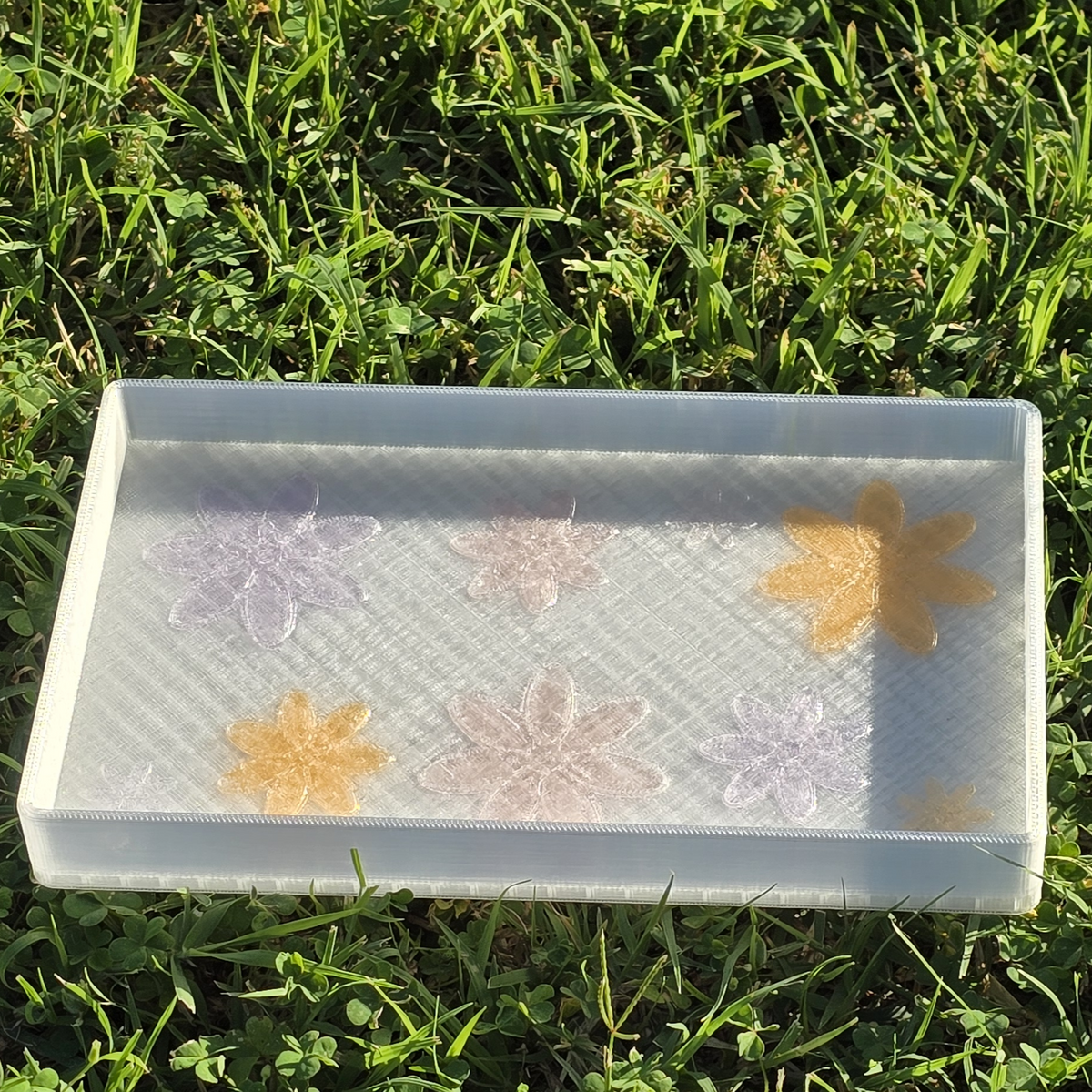 Bloom Frost Vanity Tray