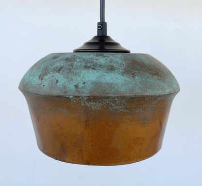 Handcrafted Copper Pendant Light 8.5"
