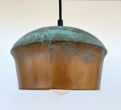 Handcrafted Copper Pendant Light 8.5"