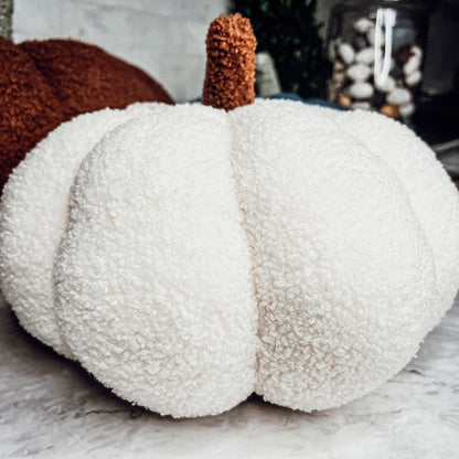 Plush Pumpkin Decorative Pillow