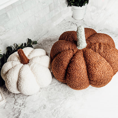 Plush Pumpkin Decorative Pillow