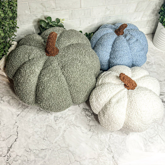 Plush Pumpkin Decorative Pillow