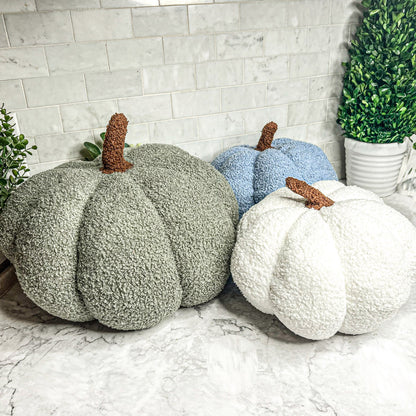 Plush Pumpkin Decorative Pillow