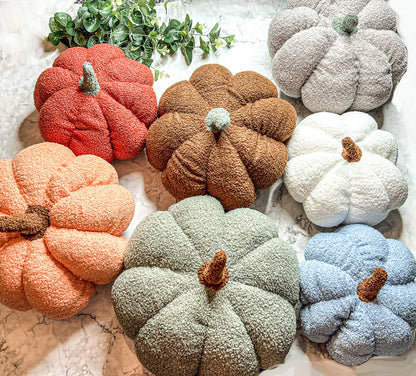 Plush Pumpkin Decorative Pillow