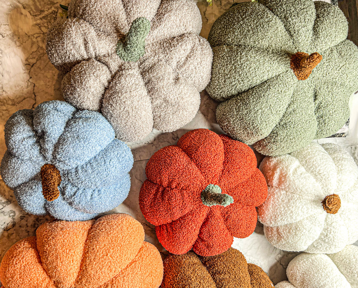 Plush Pumpkin Decorative Pillow