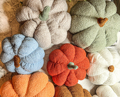Plush Pumpkin Decorative Pillow