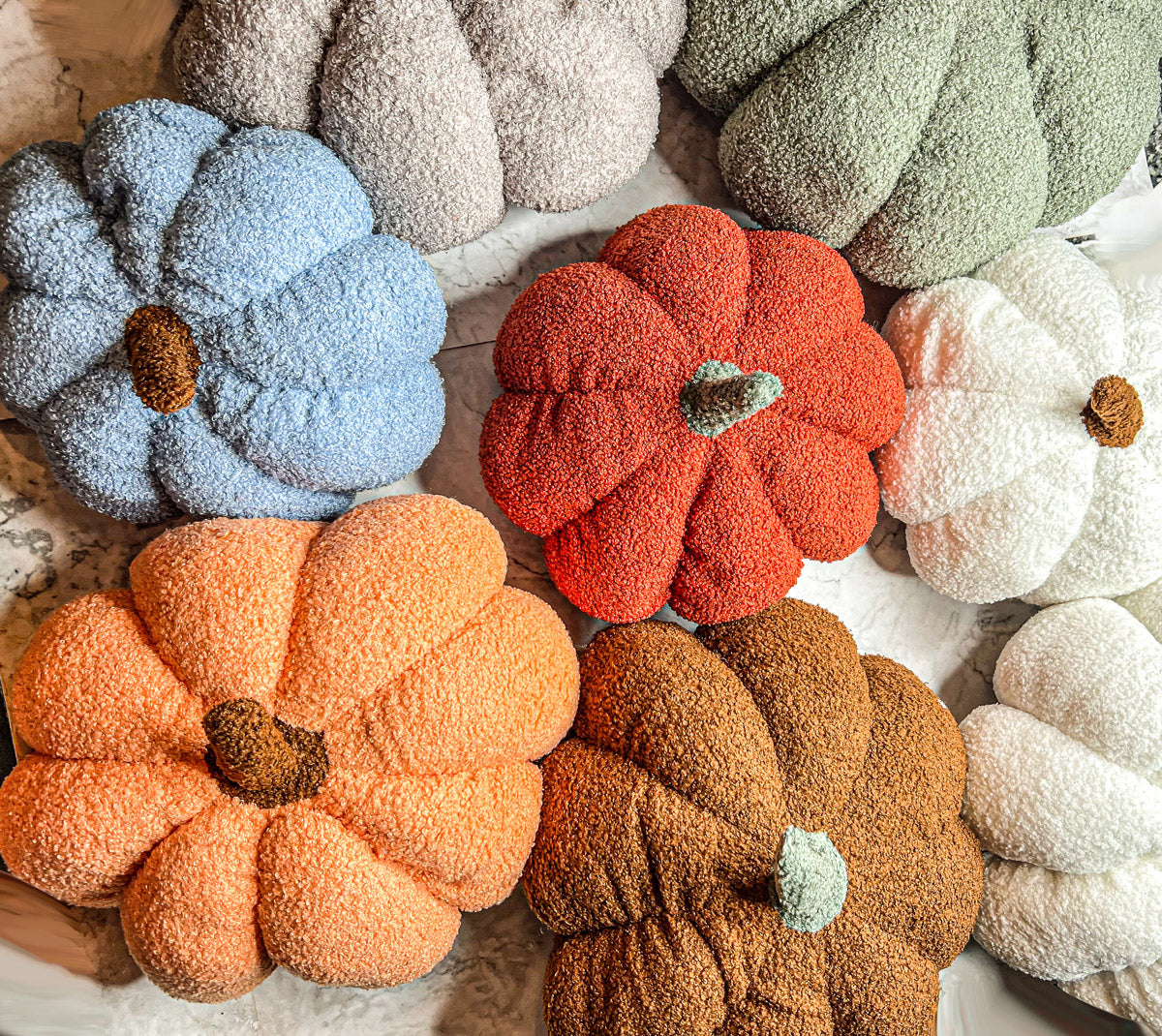 Plush Pumpkin Decorative Pillow