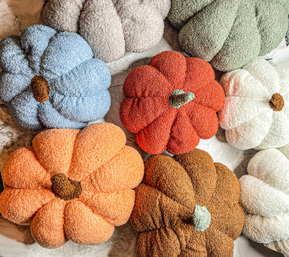 Plush Pumpkin Decorative Pillow