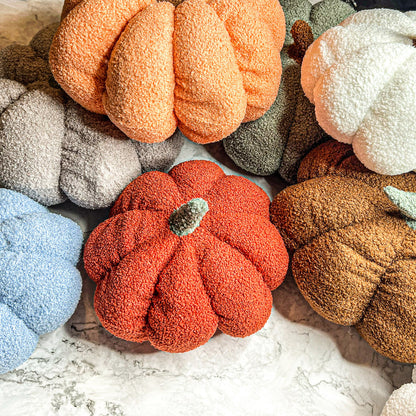 Plush Pumpkin Decorative Pillow