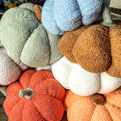 Plush Pumpkin Decorative Pillow