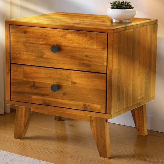 Silvia Solid Wood Nightstand