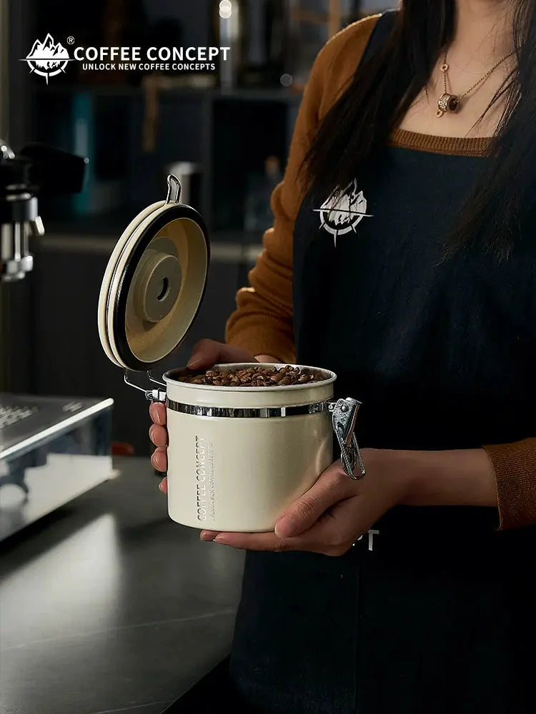 Airtight Vacuum Coffee Canister