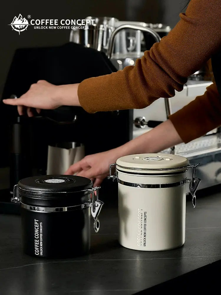 Airtight Vacuum Coffee Canister