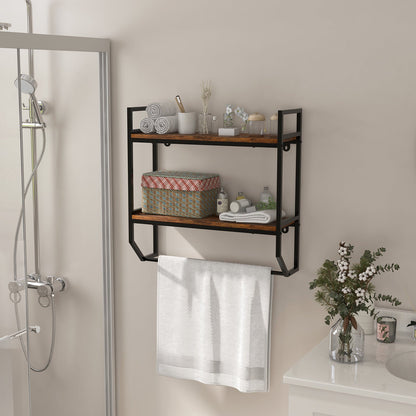 Over The Toilet Shelf Wall Mounted Storage Rack