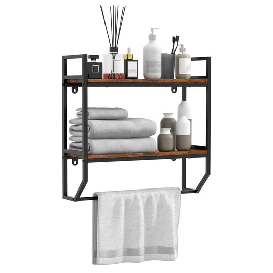 Over The Toilet Shelf Wall Mounted Storage Rack