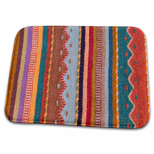 Mexican Textile Pattern Dish Drying Mat