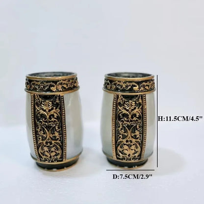 Resin Bathroom Vanity Accessories Set