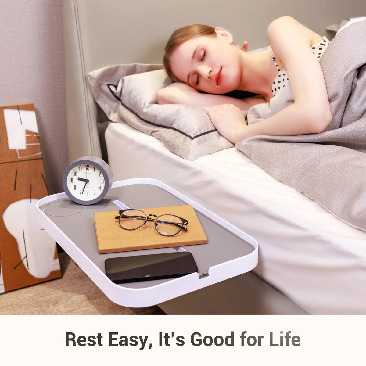 Bedside Shelf Storage Tray