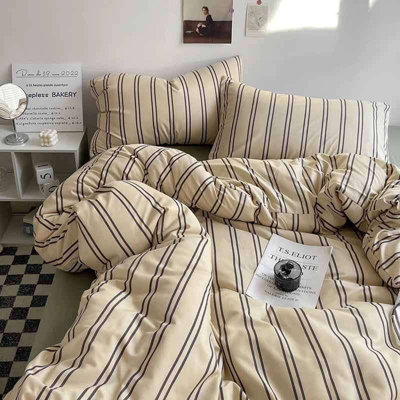 Soft Bedding Linen Duvet Cover Set