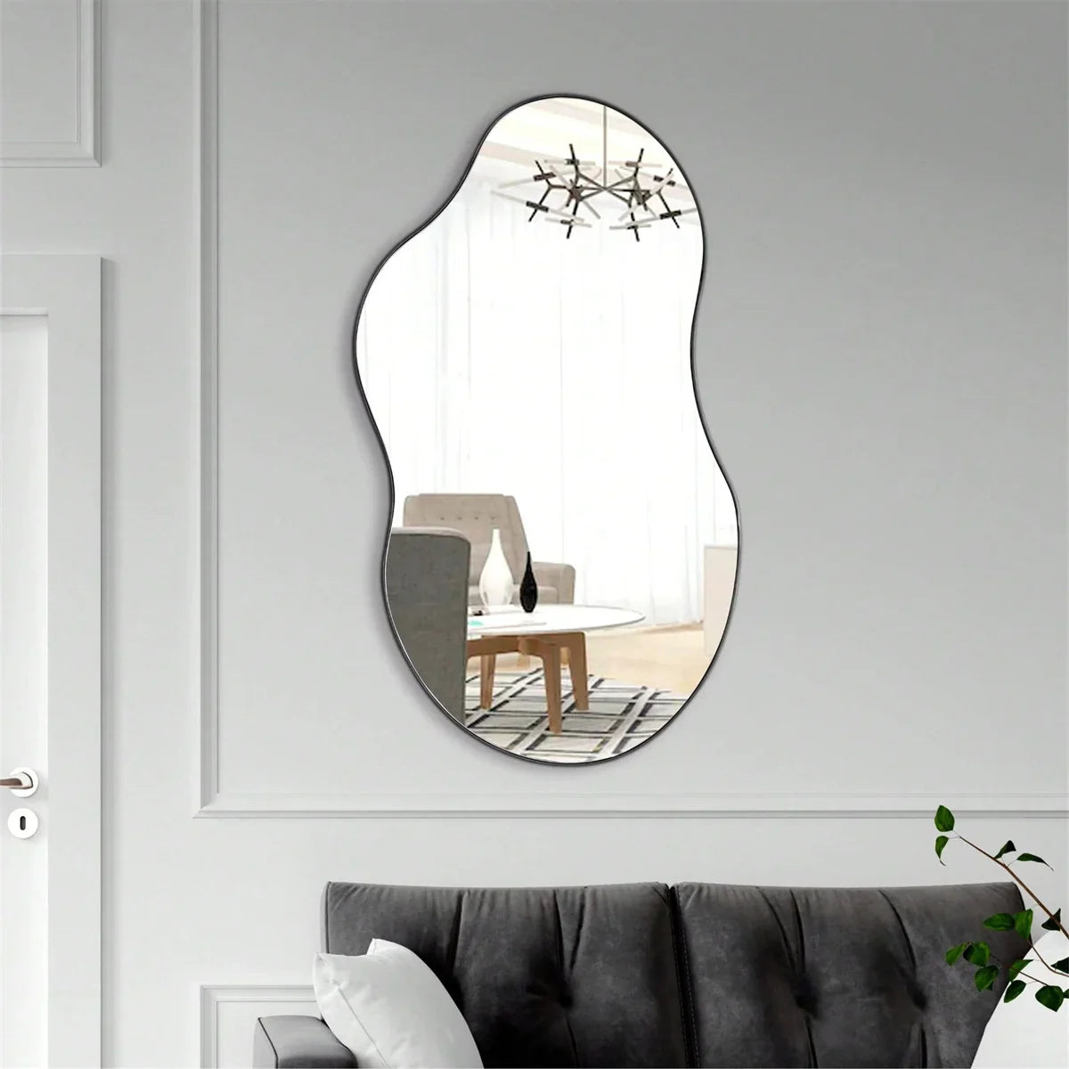 Irregular Cloud Wall Mirror