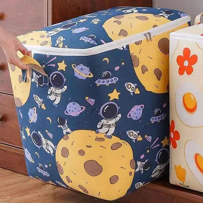 Cute Teddy Bear Clothes Storage Bin