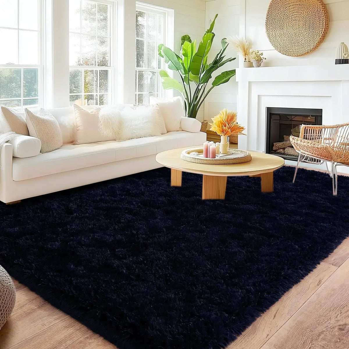 Minimalist Shaggy Area Rug
