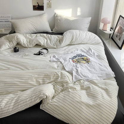 Soft Bedding Linen Duvet Cover Set