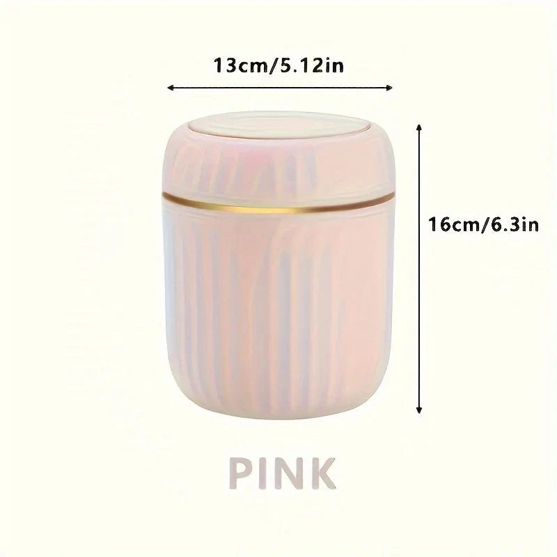 Mini Desktop Trash Can With Lid