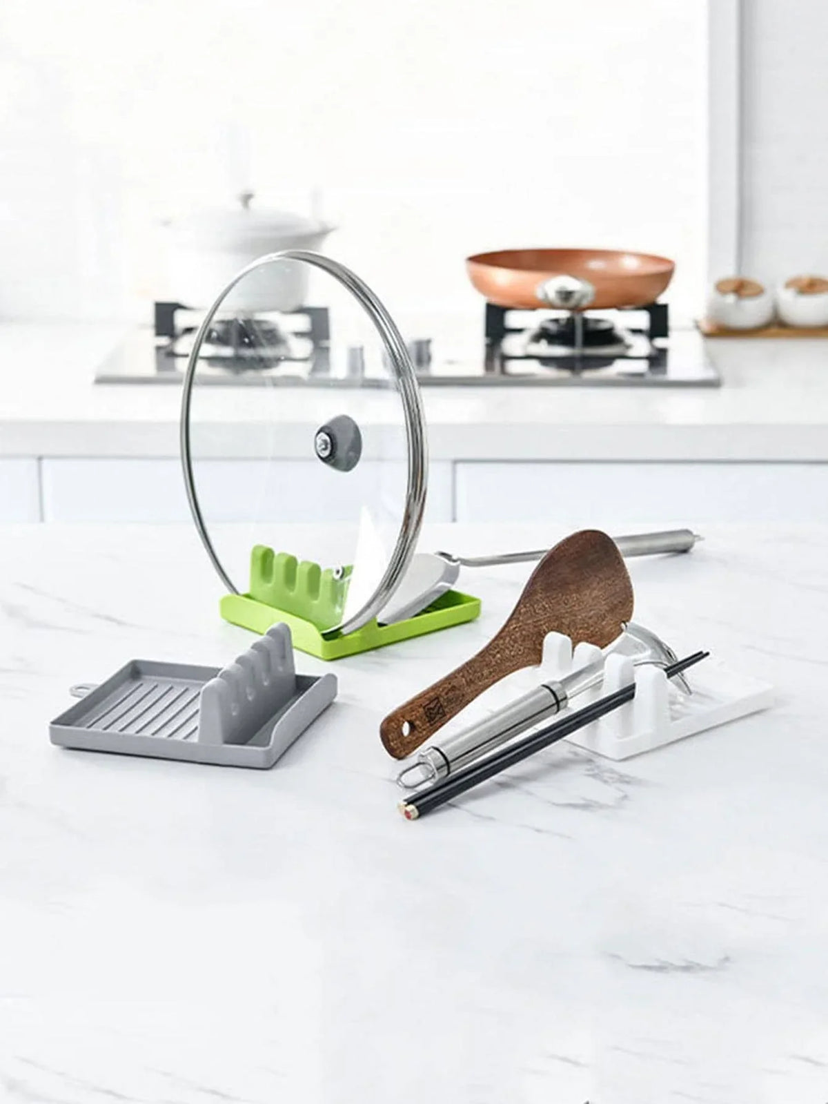 Kitchen Spoon Holder & Utensil Rest