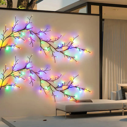 Solar 96LED Willow Vine Lights