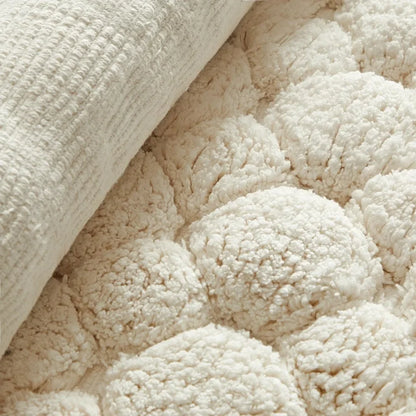 Ivory Cotton Bath Rug Set