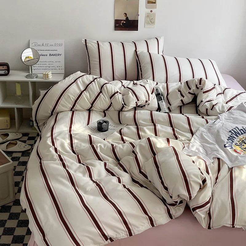 Soft Bedding Linen Duvet Cover Set